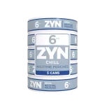 ZYN Chill 6mg – 1 Roll of 5 Cans, 75 Nicotine Pouches