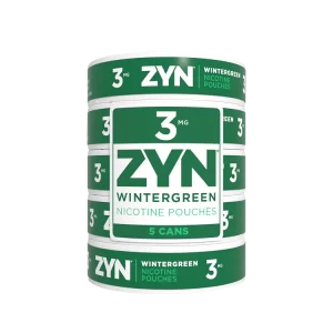 ZYN Wintergreen 3mg nicotine pouches – 1 roll