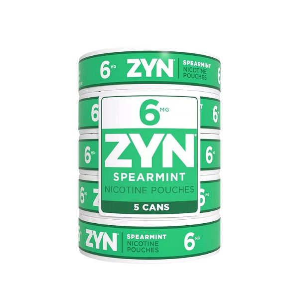 Roll of ZYN Spearmint nicotine pouches