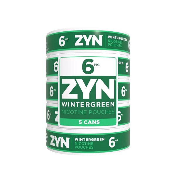 Roll of ZYN Wintergreen nicotine pouches